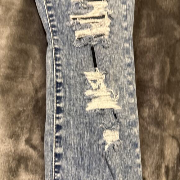 SO Jeans Size 9/29W High Rise Jegging Modern Distressed Denim - Picture 4 of 16